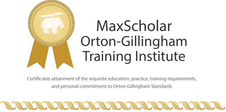 MaxScholar Orton-Gillingham Training Institute
